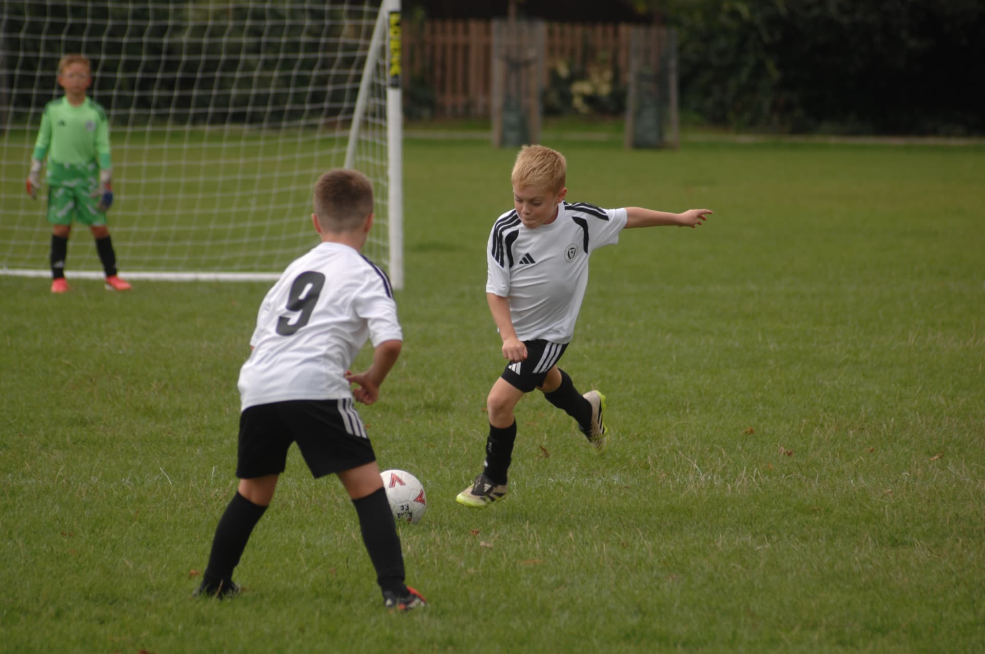 Grimsby United U8 Cosmos matchday action