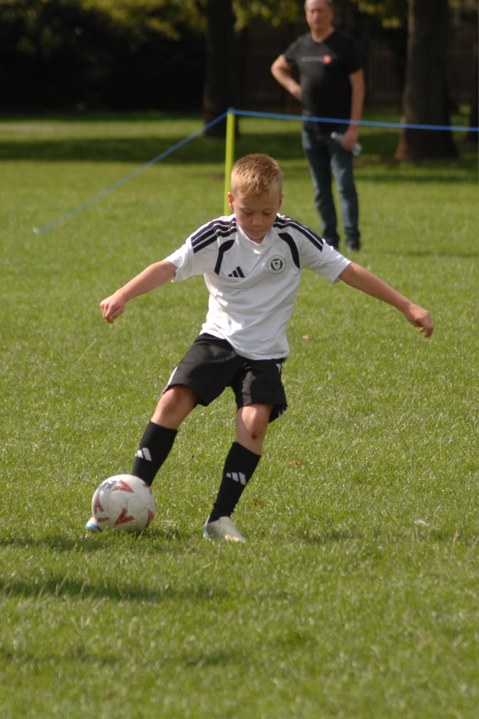 Grimsby United U8 Cosmos matchday action