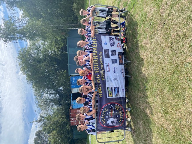 Grimsby United Dragons U14 team at the Healing Tournaments
