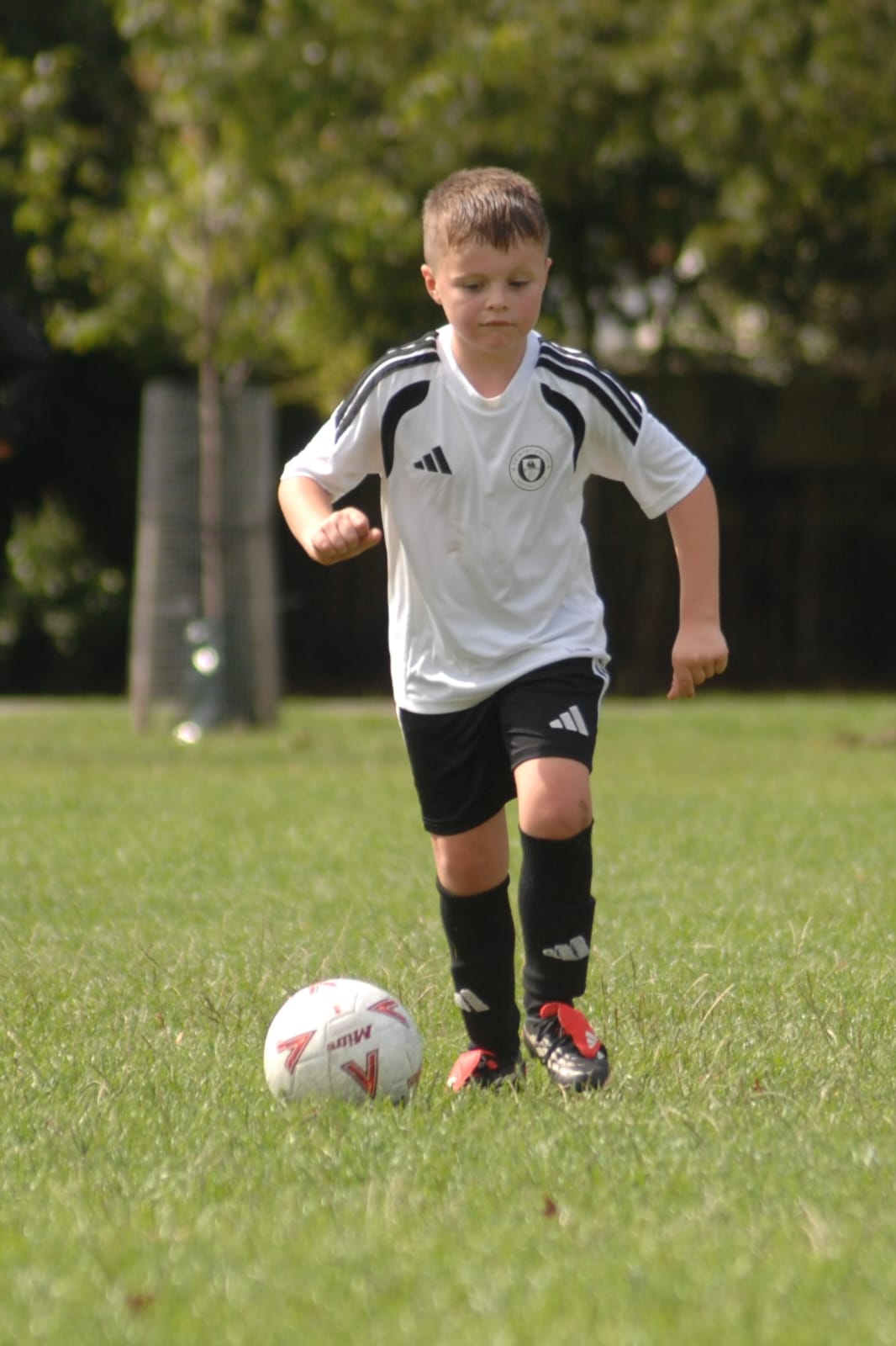 Grimsby United U8 Cosmos matchday action