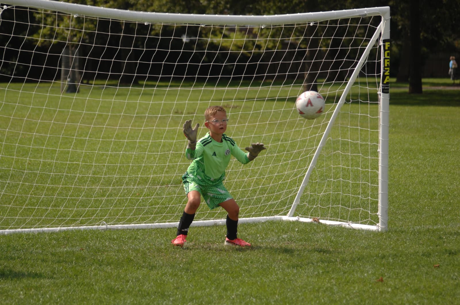 Grimsby United U8 Cosmos matchday action