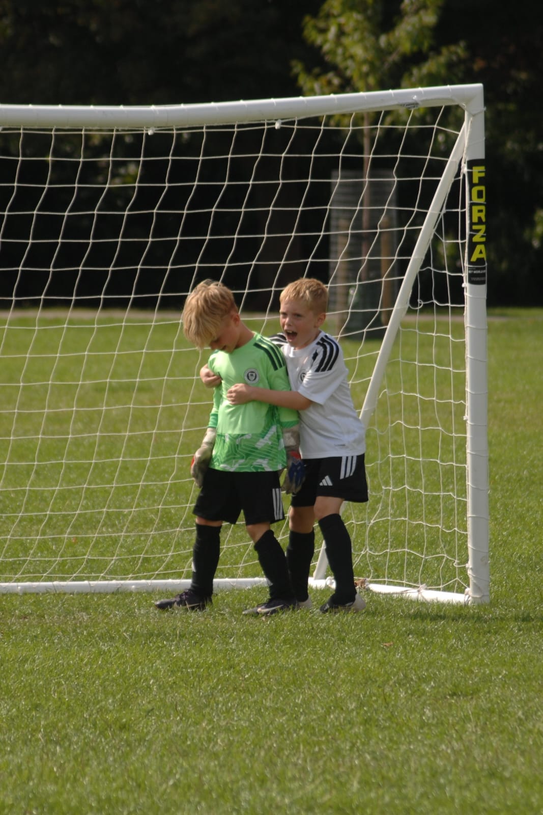 Grimsby United U8 Cosmos matchday action